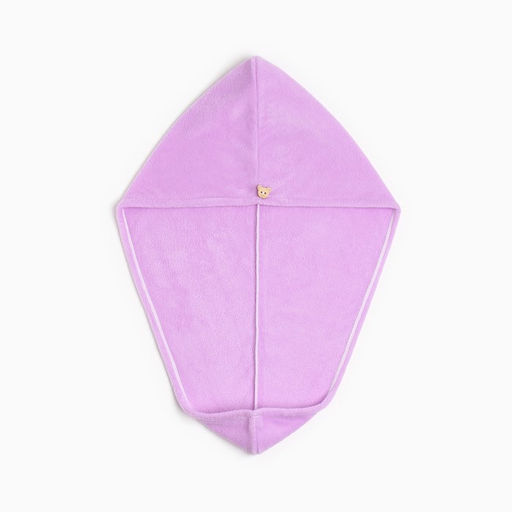 Полотенце - чалма для сушки волос «Этель», 65×25 см, сиреневое