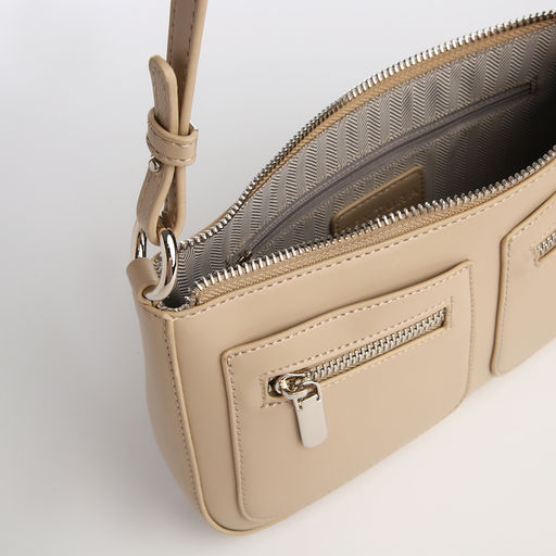 Сумка женская TEXTURA, маленький размер, цвет бежевый  фото 7
