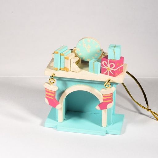 Елочная игрушка - Камин 56GG64-25804 K - Idh фото 3