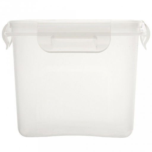 Контейнер для продуктов пластмассовый Fresh 0,9л, 12,5х12,5х10см, подходит для СВЧ (Россия) - Домашняя мода фото 4