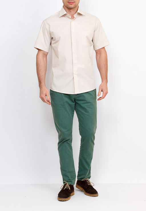 Сорочка мужская короткий рукав GREG 520/309/BG/Z  фото 4