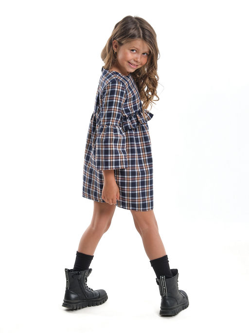 Платье для девочки клетка нарядная детская одежда малышам UD 7879 клетка - Mini maxi фото 5