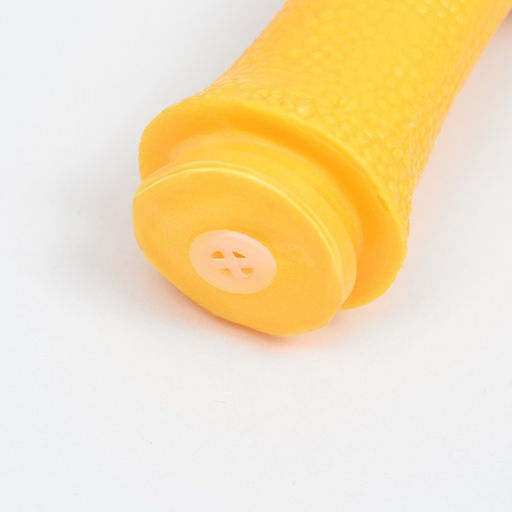 Игрушка пищащая Гусь для собак, 28 см, жёлтая - Пижон фото 7