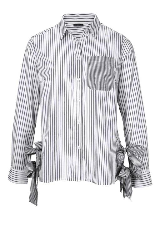 Блузка, черно-белая - Patrizia dini фото 2