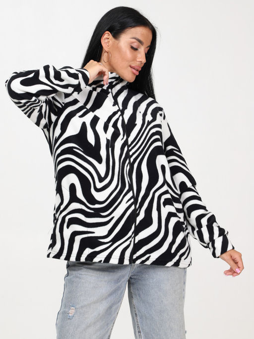 318 ЖЕНСКИЙ БЛЕЙЗЕР (Зебра/белый) - А-дина фото 6