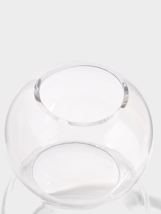 Ваза стекло настольная "Мэрит" 21,5х12 см, прозрачный