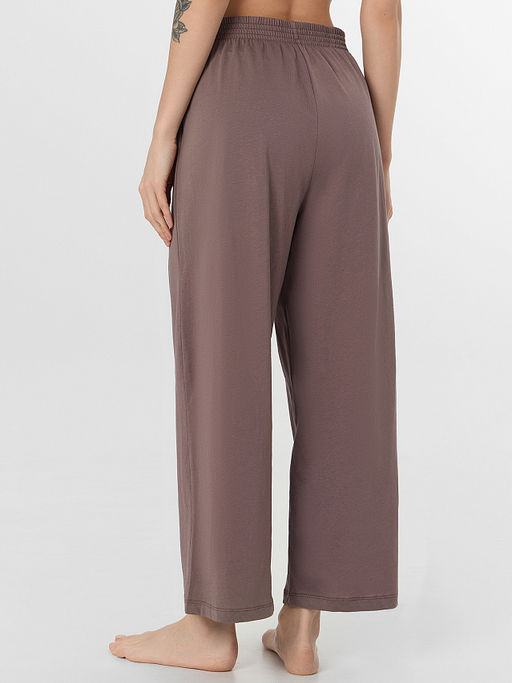 Комплект домашний женский коричневый с цветочным принтом - Mark formelle фото 7