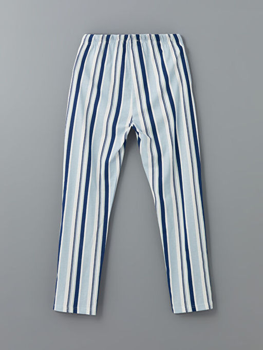 Standart Kal?p ?izgili Erkek Pijama Alt?