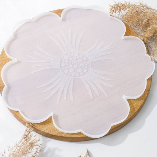 Молд Доляна «Петуния», силикон, d=34 см, прозрачный