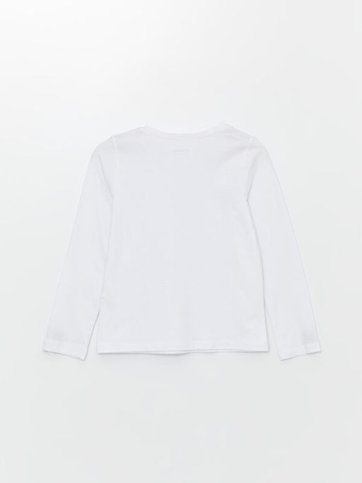 Bisiklet Yaka Basic K?z ?ocuk Ti??rt