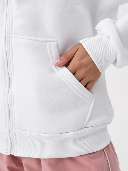 Толстовка футер 3х нитка с начесом .арт.286-21,белая - Binita фото 6