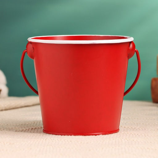 Цена за 2 шт. Кашпо «Ведёрко Original», 11×11×10 см, красное