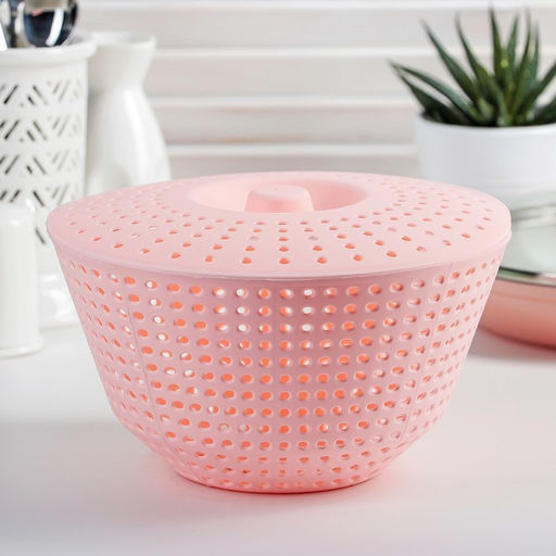 Дуршлаг кухонный Круги, d=20 см, с крышкой