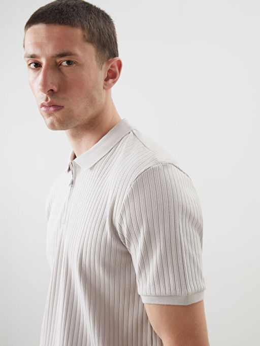 Polo Yaka Erkek Dokulu Ti??rt