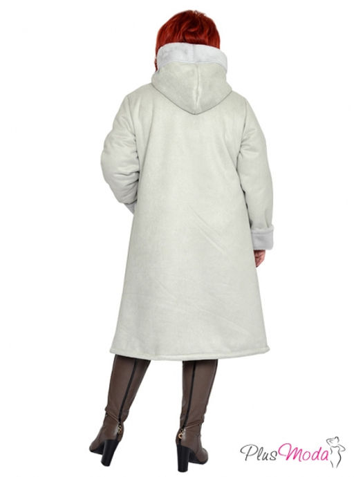 Жакет-дубленка Модель №1424 размеры 44-84 - Plusmoda фото 12