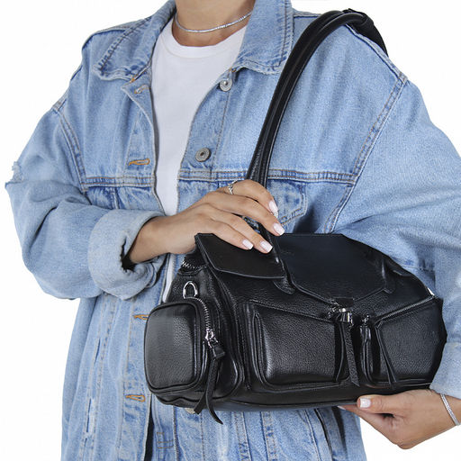 Сумка 3350-1PQ black Polina&Eiterou