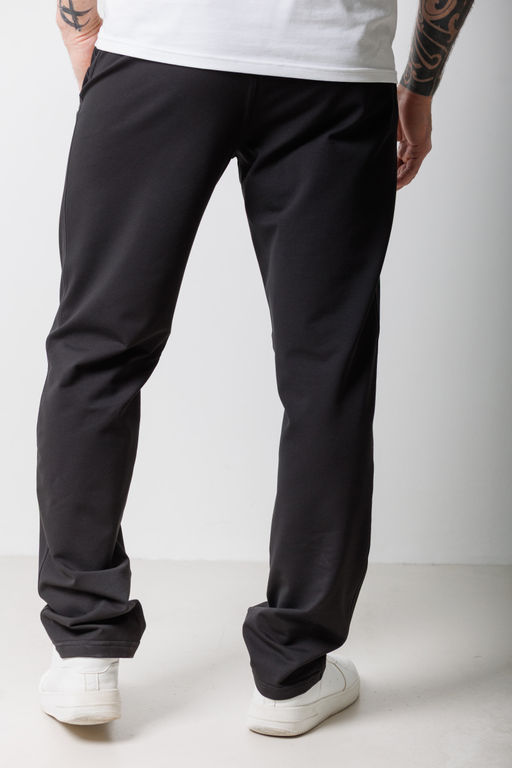 Брюки М-1224 из футера двунитки без начёса