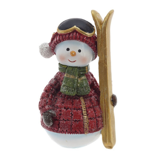 Фигурка декоративная "Снеговик", L5 W5 H11 см, 2в.