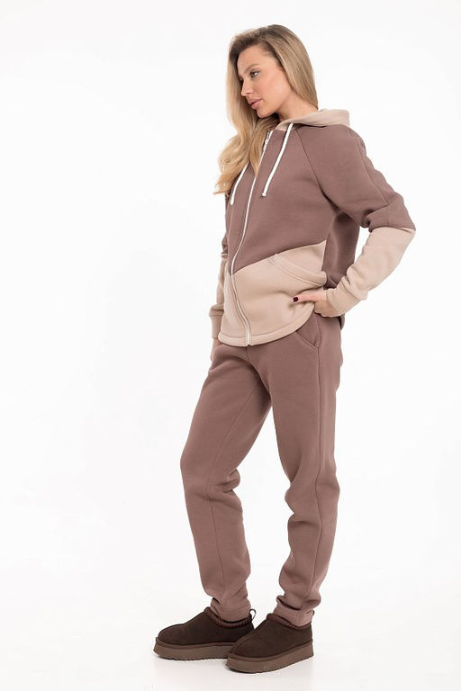 Костюм М324239кб коричневый/бежевый