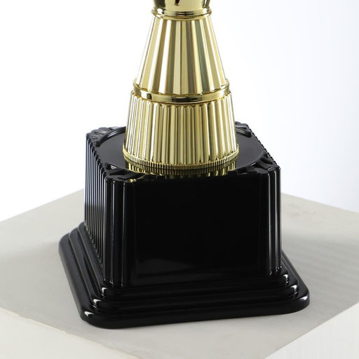 Кубок 155C, наградная фигура, золото, подставка пластик, 32 см