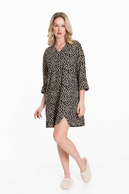 Туника М324255б бежевый - Елена фото 2