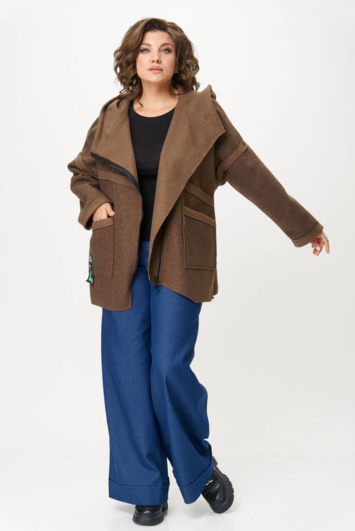 Куртка Michel Chic 360/1 кофейный - Rumoda фото 4