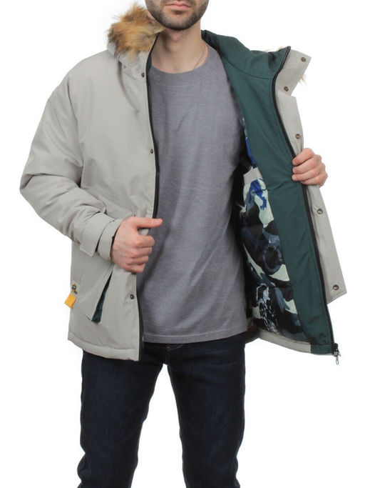 2170 GRAY BEIGE Куртка мужская зимняя облегченная (150 гр. холлофайбер) - Fashion фото 6