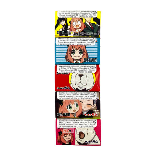 Жевательная резинка Шпионская семейка Marukawa, Япония, 5 г