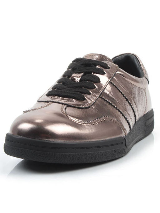 03-B6C-7MS BROWN/BRONZE Кеды женские (натуральная кожа) - Фабричный китай фото 6