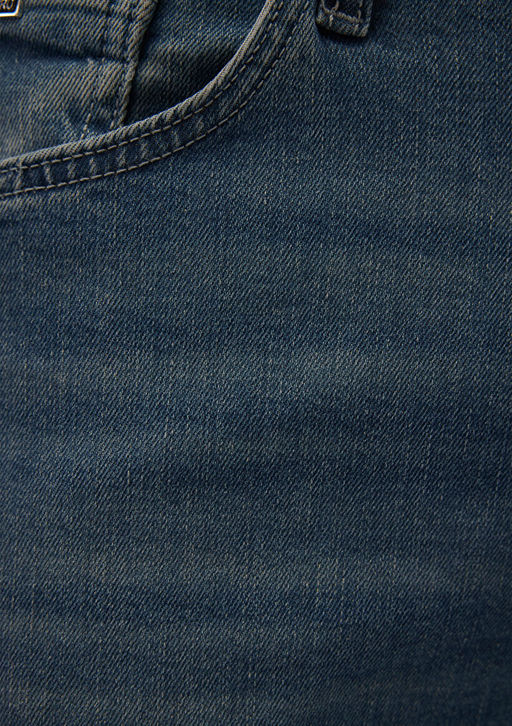 Martin Mavi Pro Vintage Puslu Mavi Jean Pantolon  фото 8