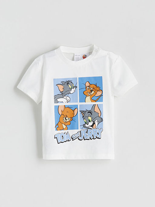 Tom ve Jerry Bask?l? Erkek Bebek ?ortlu Tak?m