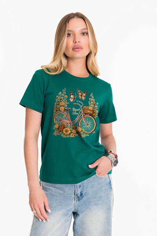 Футболка М325334Па зеленый