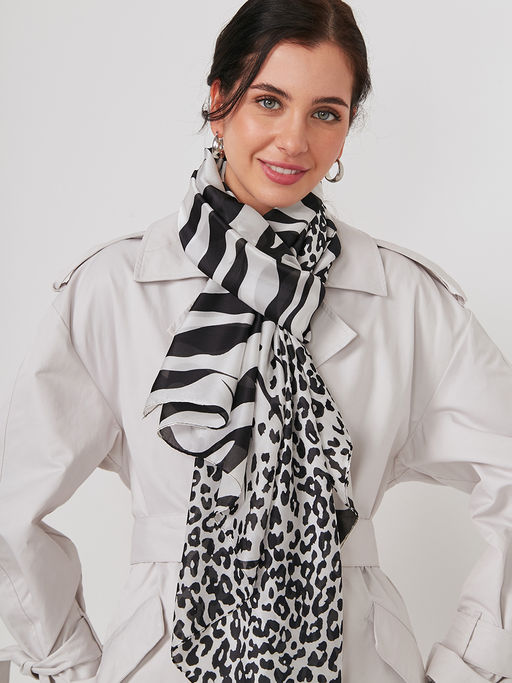 Большой, мягкий, тонкий и очень нежный двусторонний палантин - Tantino фото 6