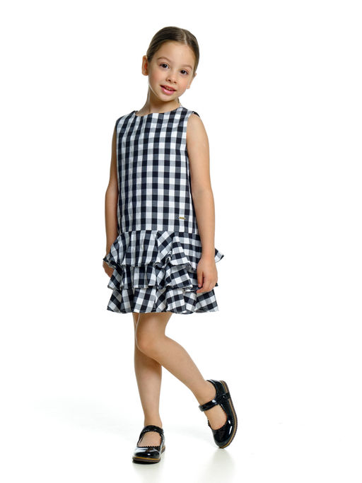 Платье в клетку UD 3999 клетка - Mini maxi фото 5