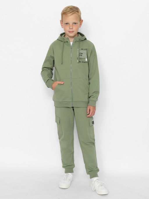 CRB wear/CWJB 63670-35-383 Толстовка для мальчика,хаки/Ex.Cherubino  фото 2
