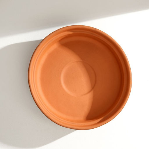 Блюдо для запекания, 300 мл., 12×5 см, красная глина, коричневый