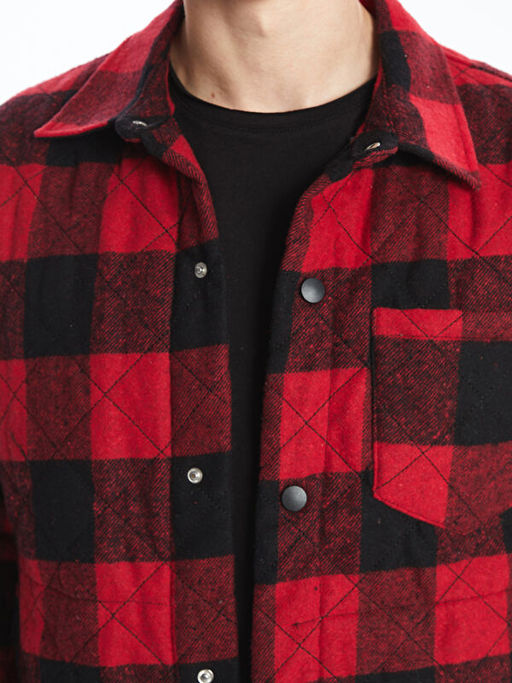 Slim Fit G?mlek Yaka Erkek Mont