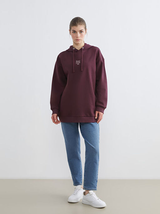 Bask?l? Kad?n Hoodie