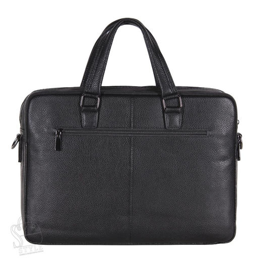 Портфель мужской кожаный 8223-8QH black Heanbag  в Новосибирске