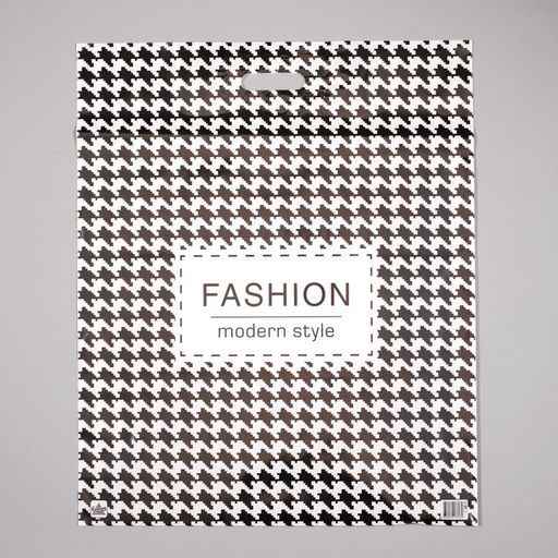 Цена за 25 шт. Пакет «Шанель», полиэтиленовый с вырубной ручкой, 50×60 см, 100 мкм