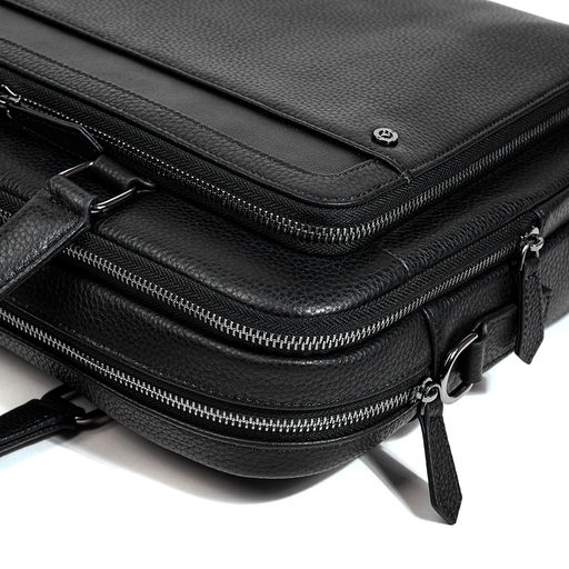 Сумка мужская, кожа, MIRONPAN 98781 Черный