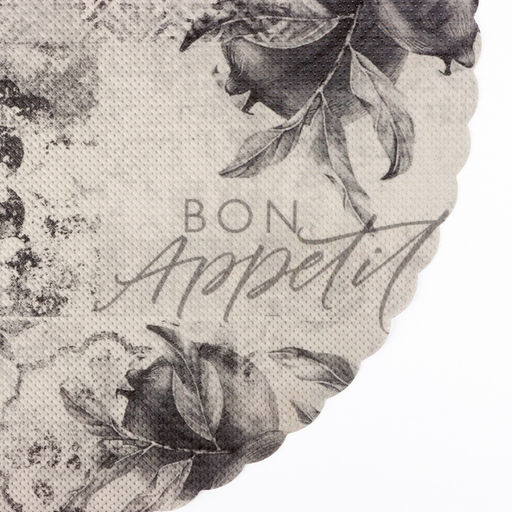 Салфетка сервировочная, плейсмат Bon appetit, d=38 см