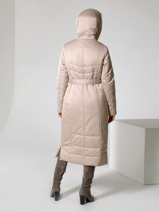 22405 Пальто бежевый - Dizzyway фото 6