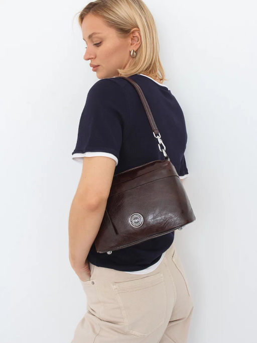 Сумка 0227CB coffee Polina&Eiterou