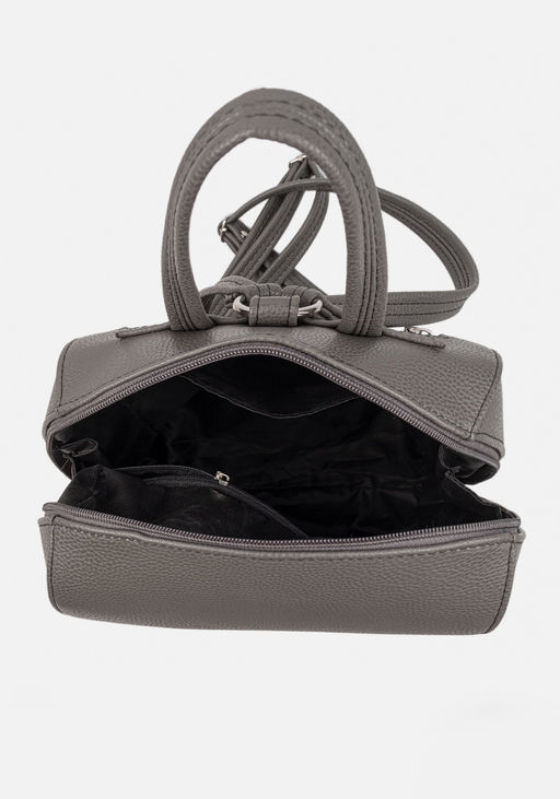 Рюкзак Модель №1606 | кожзам | гладкий | серый | Р921-9 | 33009 - L-craft фото 2