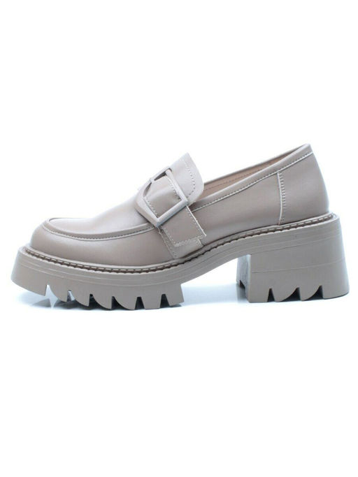 03-C1803-2 DK.BEIGE Лоферы женские (натуральная кожа)