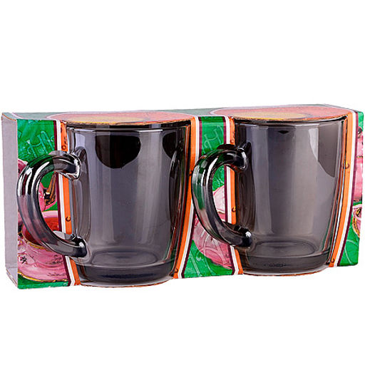 GR531-06 Набор 2-х кружек Сияющий графит 350 мл (х10) - Mayer&boch фото 4