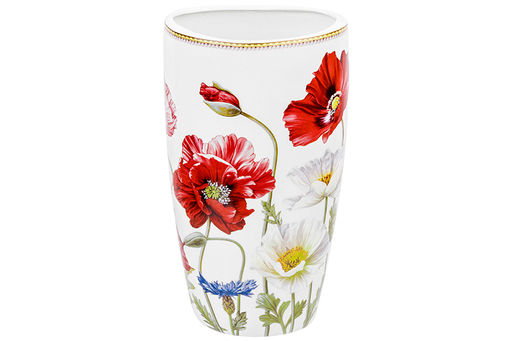 Ваза 1,5 л 12,5*9,5*22 см Маки NEW BONE CHINA - Elan gallery фото 4
