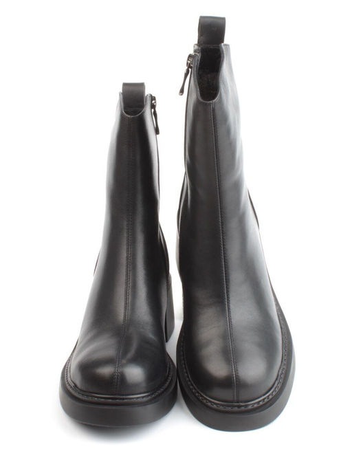 04-M3-L806 BLACK Ботинки зимние женские (натуральная кожа, натуральный мех) - Фабричный китай фото 10