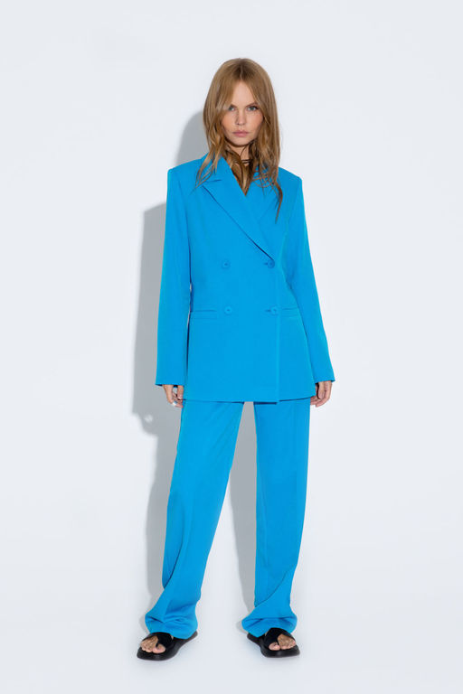 Брюки Pirs 4644 ярко-голубой  фото 3